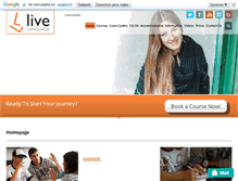 Tablet Screenshot of live-language.com